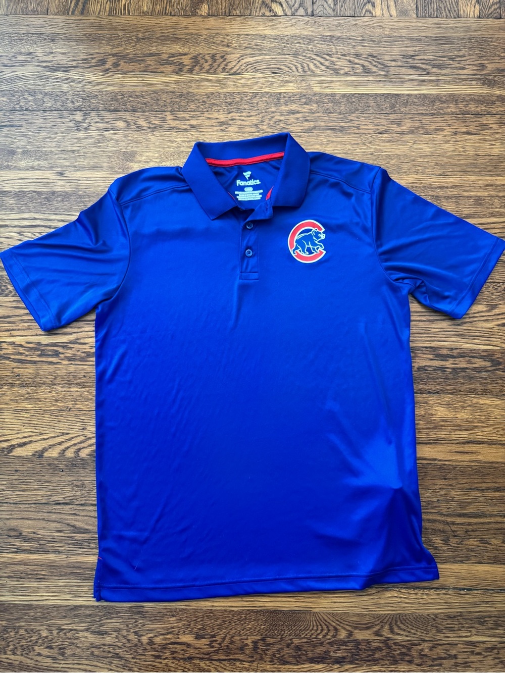 Fanatics Chicago Cubs (FANATICS ) Blue Polo with Team Crest